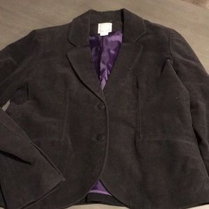 Ralph Lauren Polo Jeans black blazer velvet-feel L